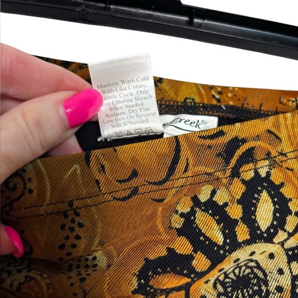 Y2K Boho Tiered Midi Skirt Earthy Tones Festival Cottagecore Size Large - Picture 6 of 11